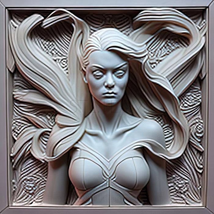 3D модель Емма Грейс Фрост Всесвіт Marvel (STL)